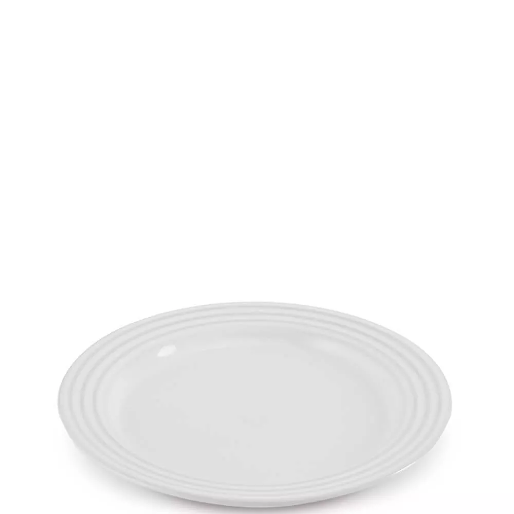 Le Creuset White Stoneware Side Plate 22cm